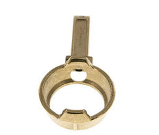 DN 50 Brass Tank Truck (TW) Clamping Ring with Lever (M-Type)