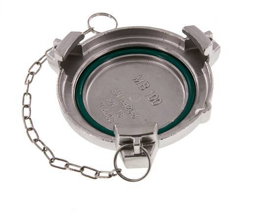 DN 100 Stainless Steel Tank Truck (TW) Cap MB Type