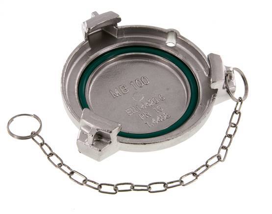 DN 100 Stainless Steel Tank Truck (TW) Cap MB Type