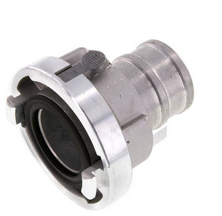 52-C (66 mm) Forged Aluminum Storz Coupling 52 mm Hose Pillar Rotatable with Lock