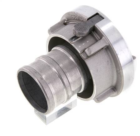 52-C (66 mm) Forged Aluminum Storz Coupling 52 mm Hose Pillar Rotatable with Lock