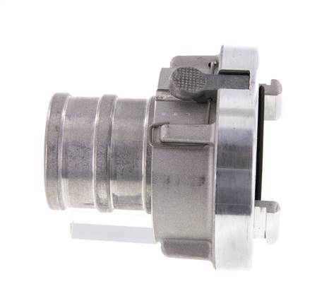 52-C (66 mm) Forged Aluminum Storz Coupling 52 mm Hose Pillar Rotatable with Lock