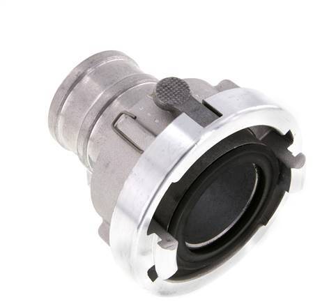 52-C (66 mm) Forged Aluminum Storz Coupling 52 mm Hose Pillar Rotatable with Lock