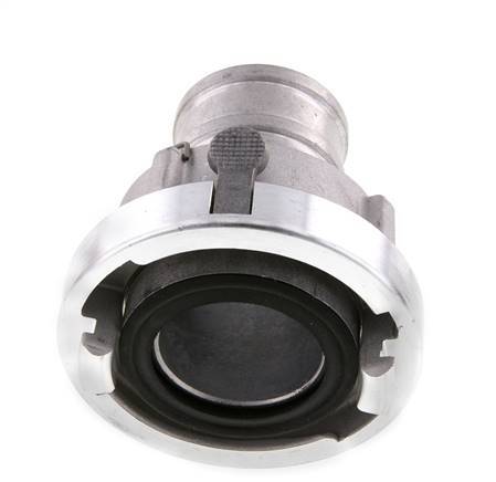 52-C (66 mm) Forged Aluminum Storz Coupling 52 mm Hose Pillar Rotatable with Lock