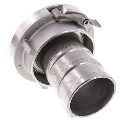 75-B (89 mm) Forged Aluminum Storz Coupling 70 mm Hose Pillar Rotatable with Lock