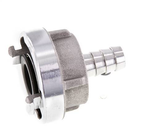 25-D (31 mm) Forged Aluminum Storz Coupling 13 mm Hose Pillar Rotatable for a PVC hose