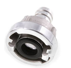 25-D (31 mm) Forged Aluminum Storz Coupling 19 mm Hose Pillar Rotatable for a PVC hose