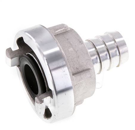 25-D (31 mm) Forged Aluminum Storz Coupling 19 mm Hose Pillar Rotatable for a PVC hose