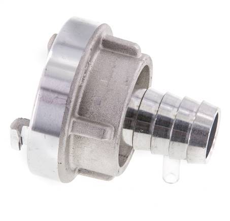 25-D (31 mm) Forged Aluminum Storz Coupling 19 mm Hose Pillar Rotatable for a PVC hose