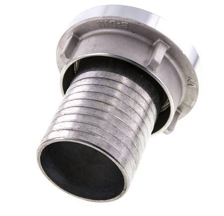 75-B (89 mm) Forged Aluminum Storz Coupling 76 mm Hose Pillar Rotatable for a PVC hose