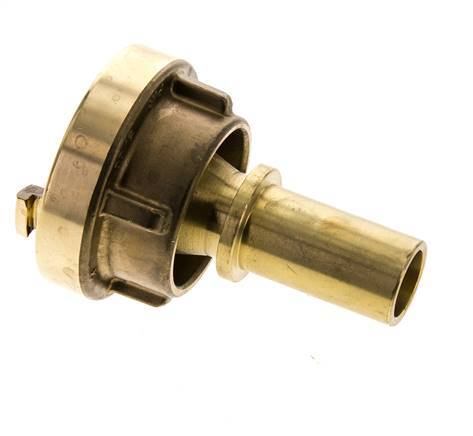25-D (31 mm) Brass Storz Coupling 19 mm Hose Pillar Rotatable for Safety Clamp Connection