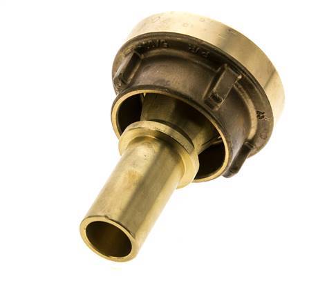 25-D (31 mm) Brass Storz Coupling 19 mm Hose Pillar Rotatable for Safety Clamp Connection