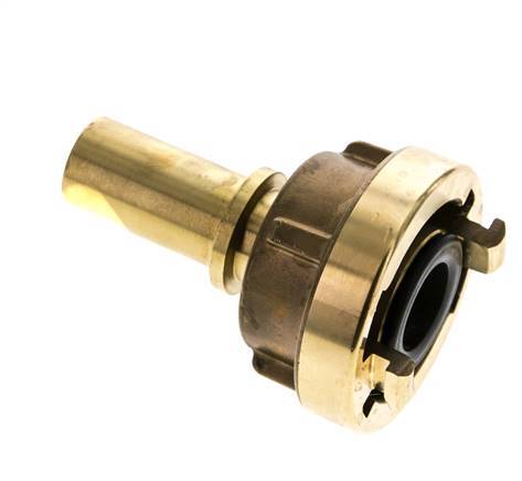 25-D (31 mm) Brass Storz Coupling 19 mm Hose Pillar Rotatable for Safety Clamp Connection