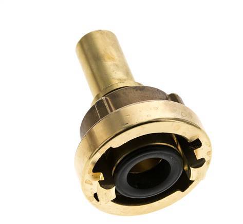 25-D (31 mm) Brass Storz Coupling 19 mm Hose Pillar Rotatable for Safety Clamp Connection