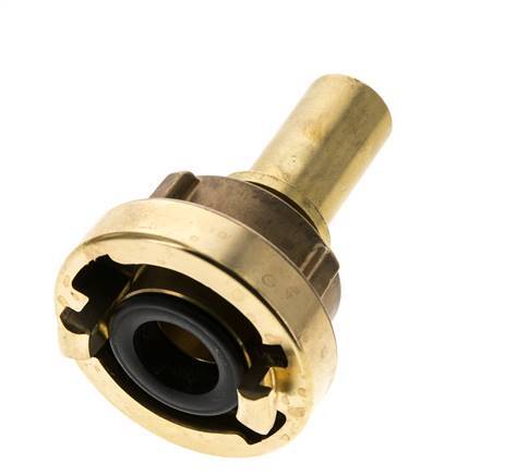 25-D (31 mm) Brass Storz Coupling 19 mm Hose Pillar Rotatable for Safety Clamp Connection