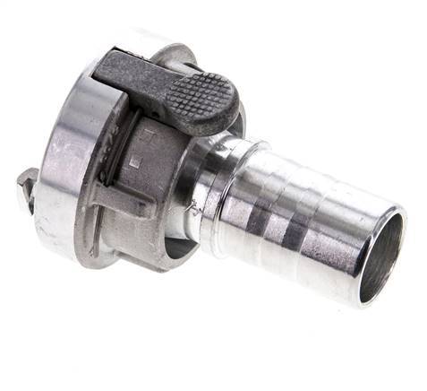 25-D (31 mm) Forged Aluminum Storz Coupling 25 mm Hose Pillar Rotatable with Lock for Safety Clamp Connection