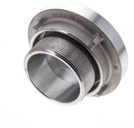65 (81 mm) Forged Aluminum Storz Coupling G 2 1/2'' Male Thread Rotatable