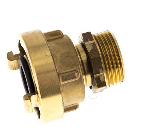 25-D (31 mm) Brass Storz Coupling G 1'' Male Thread Rotatable