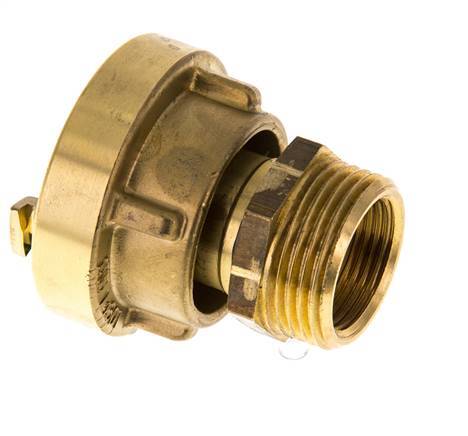 25-D (31 mm) Brass Storz Coupling G 1'' Male Thread Rotatable