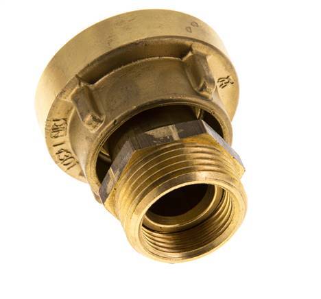 25-D (31 mm) Brass Storz Coupling G 1'' Male Thread Rotatable