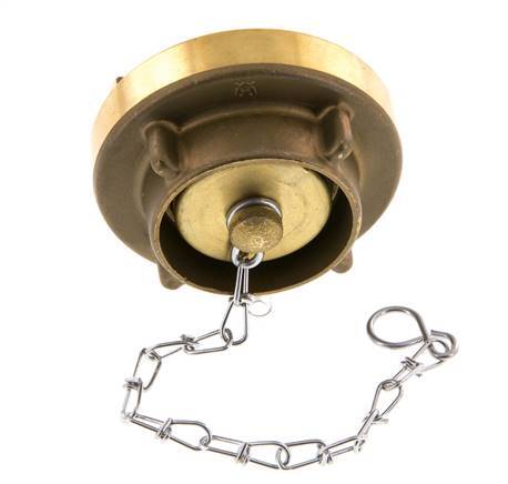 32 (44 mm) Brass Cap for Storz Coupling