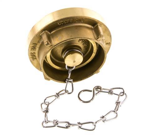 52-C (66 mm) Brass Cap for Storz Coupling