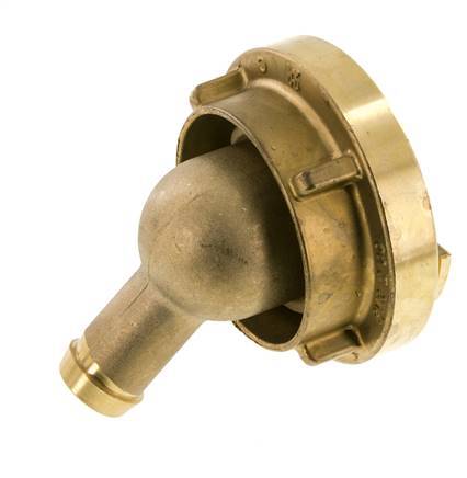 52-C (66 mm) Brass Storz Coupling 25 mm Hose Pillar Rotatable 50-deg