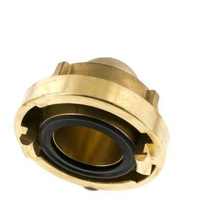 52-C (66 mm) Brass Storz Coupling 25 mm Hose Pillar Rotatable 50-deg