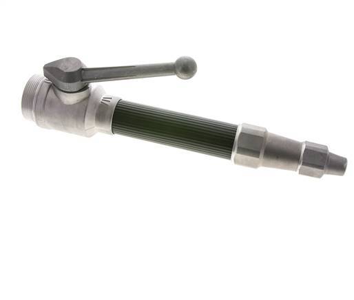 9 mm Jet Pipe G 2'' Male Threads Forged Aluminum & Rubber DIN 14365