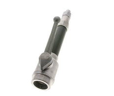 9 mm Jet Pipe G 2'' Male Threads Forged Aluminum & Rubber DIN 14365