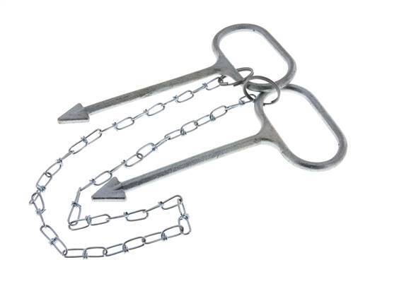 Manhole Hook Opener With Chain