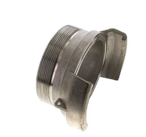 Guillemin DN 100 Stainless Steel Coupling G 4'' Male Threads Without Lock