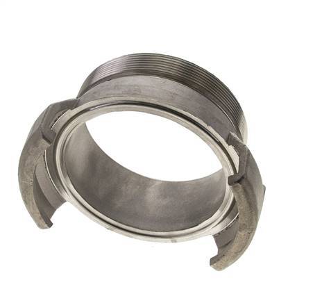 Guillemin DN 100 Stainless Steel Coupling G 4'' Male Threads Without Lock