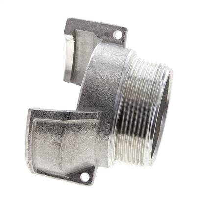 Guillemin DN 50 Aluminium Coupling G 2'' Male Threads Without Lock