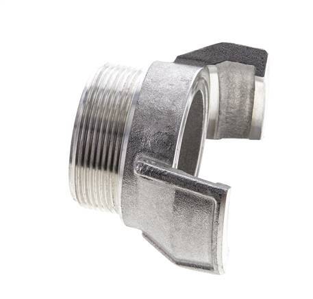 Guillemin DN 50 Aluminium Coupling G 2'' Male Threads Without Lock