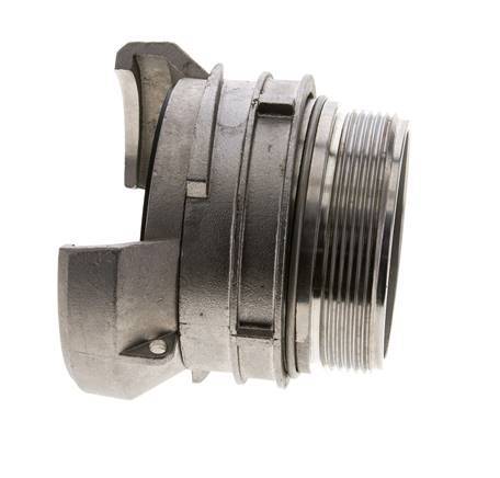 Guillemin DN 65 Stainless Steel Coupling G 2 1/2'' Male Threads With Lock