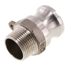 Camlock DN 20 (3/4'') Stainless Steel Coupling 3/4'' Male NPT Thread Type F MIL-C-27487