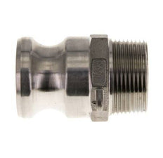 Camlock DN 32 (1 1/4'') Stainless Steel Coupling 1 1/4'' Male NPT Thread Type F MIL-C-27487