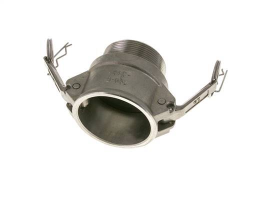 Camlock DN 50 (2'') Stainless Steel Coupling 2'' Male NPT Thread Type B MIL-C-27487