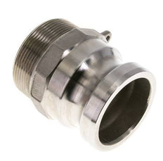 Camlock DN 50 (2'') Stainless Steel Coupling 2'' Male NPT Thread Type F MIL-C-27487