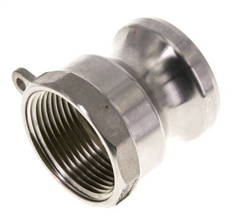 Camlock DN 32 (1 1/4'') Stainless Steel Coupling 1 1/4'' Female NPT Thread Type A MIL-C-27487