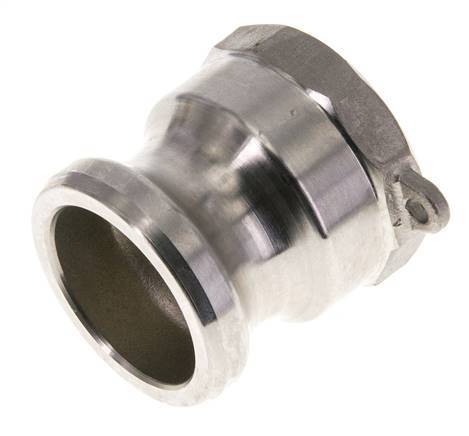 Camlock DN 32 (1 1/4'') Stainless Steel Coupling 1 1/4'' Female NPT Thread Type A MIL-C-27487