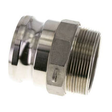 Camlock DN 75 (3'') Stainless Steel Coupling 3'' Male NPT Thread Type F MIL-C-27487
