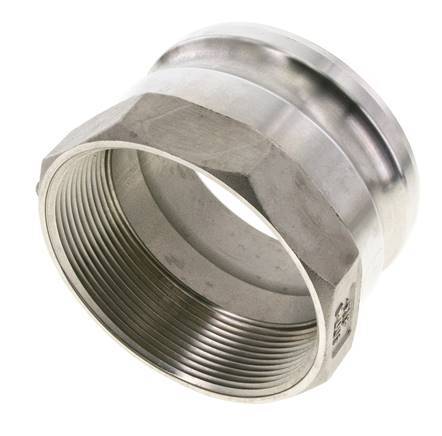 Camlock DN 90 (4'') Stainless Steel Coupling 4'' Female NPT Thread Type A MIL-C-27487