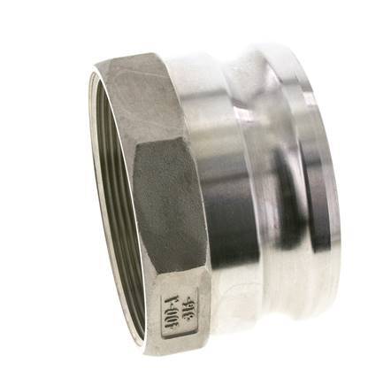 Camlock DN 90 (4'') Stainless Steel Coupling 4'' Female NPT Thread Type A MIL-C-27487
