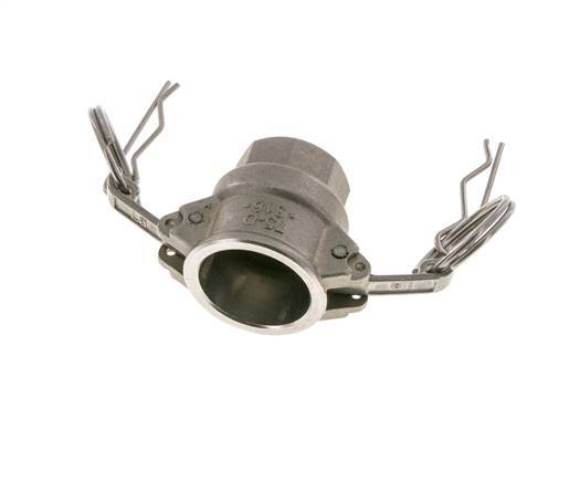 Camlock DN 20 (3/4'') Stainless Steel Coupling 3/4'' Female NPT Thread Type D MIL-C-27487