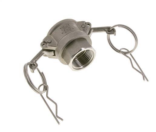 Camlock DN 20 (3/4'') Stainless Steel Coupling 3/4'' Female NPT Thread Type D MIL-C-27487