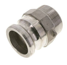 Camlock DN 60 (2 1/2'') Stainless Steel Coupling 2 1/2'' Male NPT Thread Type F MIL-C-27487