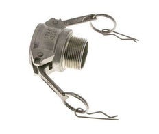 Camlock DN 32 (1 1/4'') Stainless Steel Coupling 1 1/4'' Male NPT Thread Type B MIL-C-27487