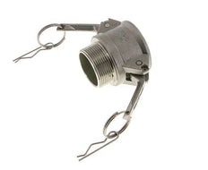 Camlock DN 40 (1 1/2'') Stainless Steel Coupling 1 1/2'' Male NPT Thread Type B MIL-C-27487